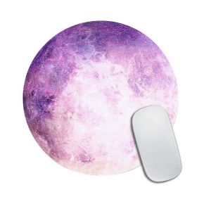 Space Round Mouse Pad PC Gaming Non Slip Mice Mat For Laptop Notebook Computer Gaming Mouse Pad (Option: Venus)