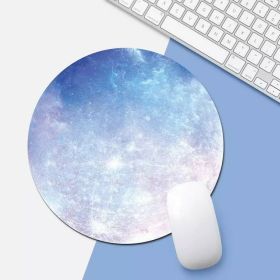 Space Round Mouse Pad PC Gaming Non Slip Mice Mat For Laptop Notebook Computer Gaming Mouse Pad (Option: Mercury)