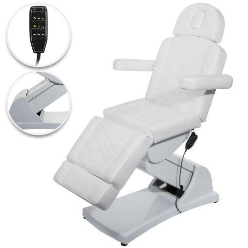 VEVOR 4 Motors Electric Facial Chair Full Electrical Massage Table Dental Bed Aesthetic Adjustable Reclining Chair for Podiatry Tattoo Spa Salon All P